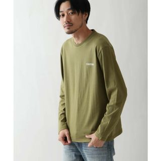 ジップファイブ(ZIP FIVE)の未使用美品 ZIP FIVE ジップファイブ バックプリント ロンT グリーン(Tシャツ/カットソー(七分/長袖))