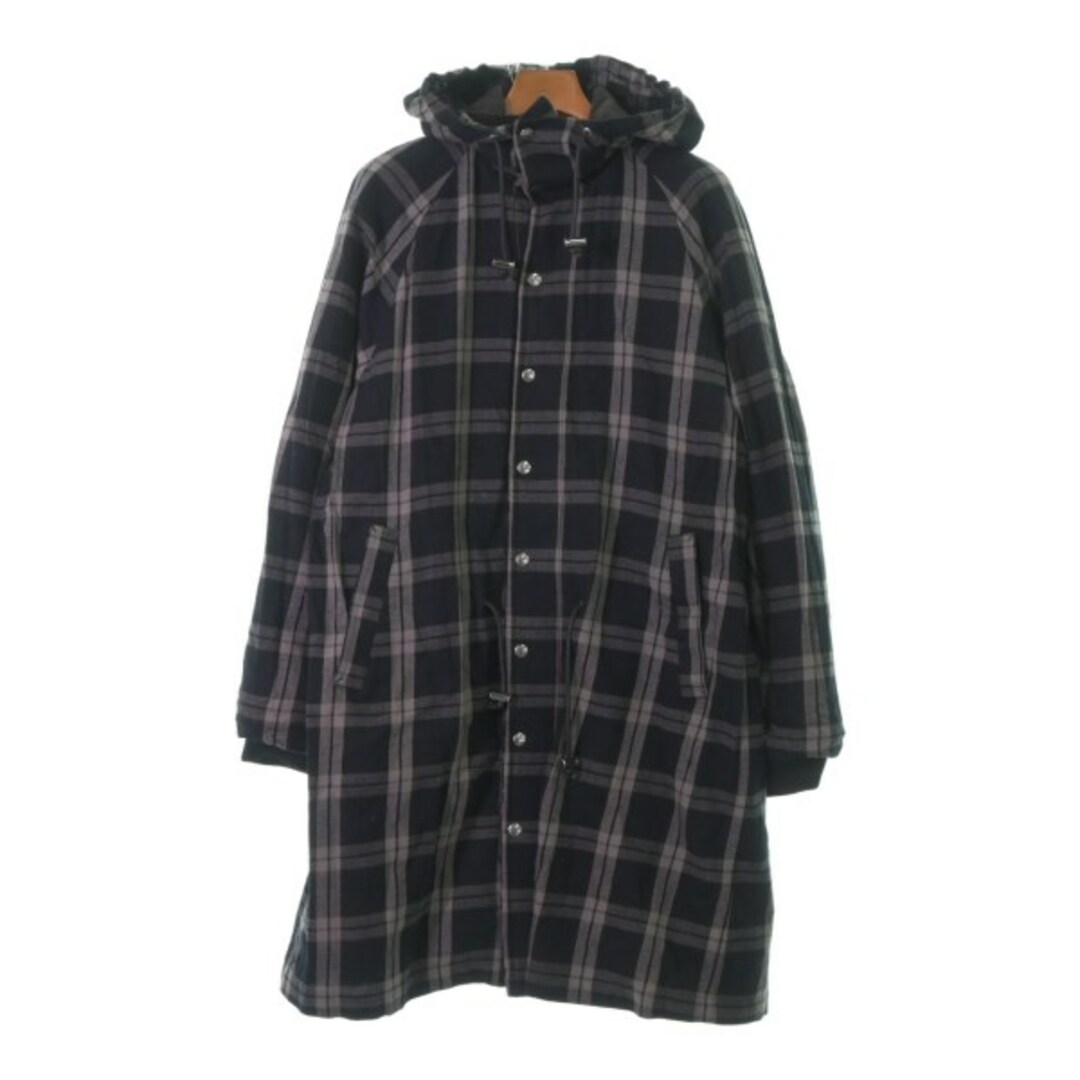 sacai(サカイ)のsacai サカイ コート（その他） 3(L位) 紺x黒xグレー 【古着】【中古】 メンズのジャケット/アウター(その他)の商品写真