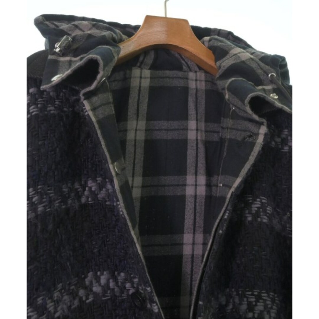 sacai(サカイ)のsacai サカイ コート（その他） 3(L位) 紺x黒xグレー 【古着】【中古】 メンズのジャケット/アウター(その他)の商品写真