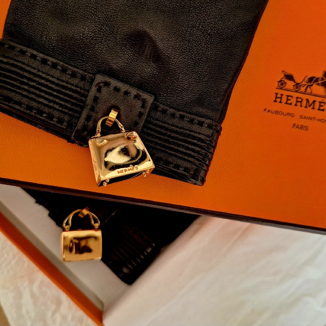 手袋◆美品◆エルメス◆HERMES◆グローブ◆ケリー◆コンスタンス◆7 1/2◆