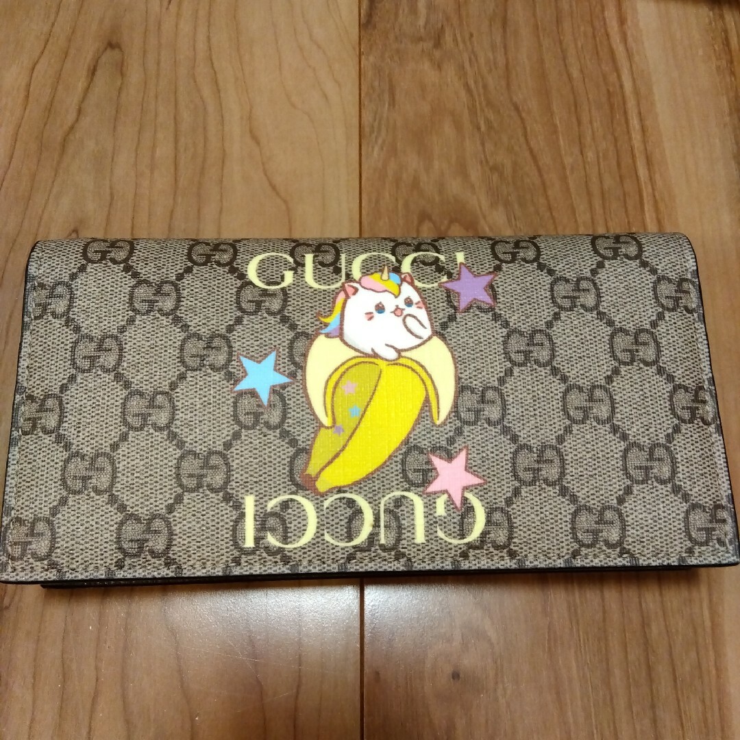 Gucci - GUCCI グッチ ばなにゃ 長財布・スマホポシェットの通販 by 真