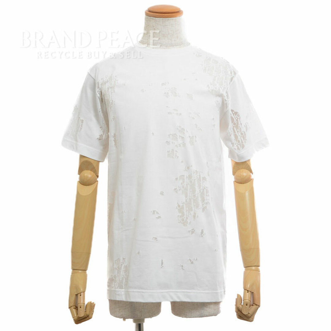 XS肩幅ディオール オパール加工 Tシャツ 半袖 ホワイト 923J611A0540 X