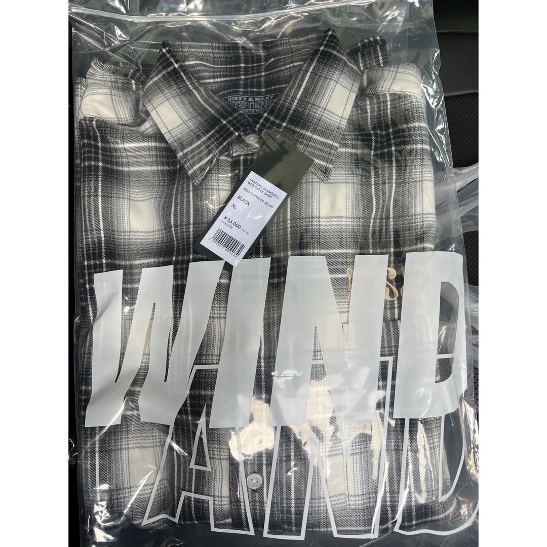 WIND AND SEA(ウィンダンシー)のWIND AND SEA × HYSTERIC GLAMOUR 黒X L メンズのトップス(シャツ)の商品写真