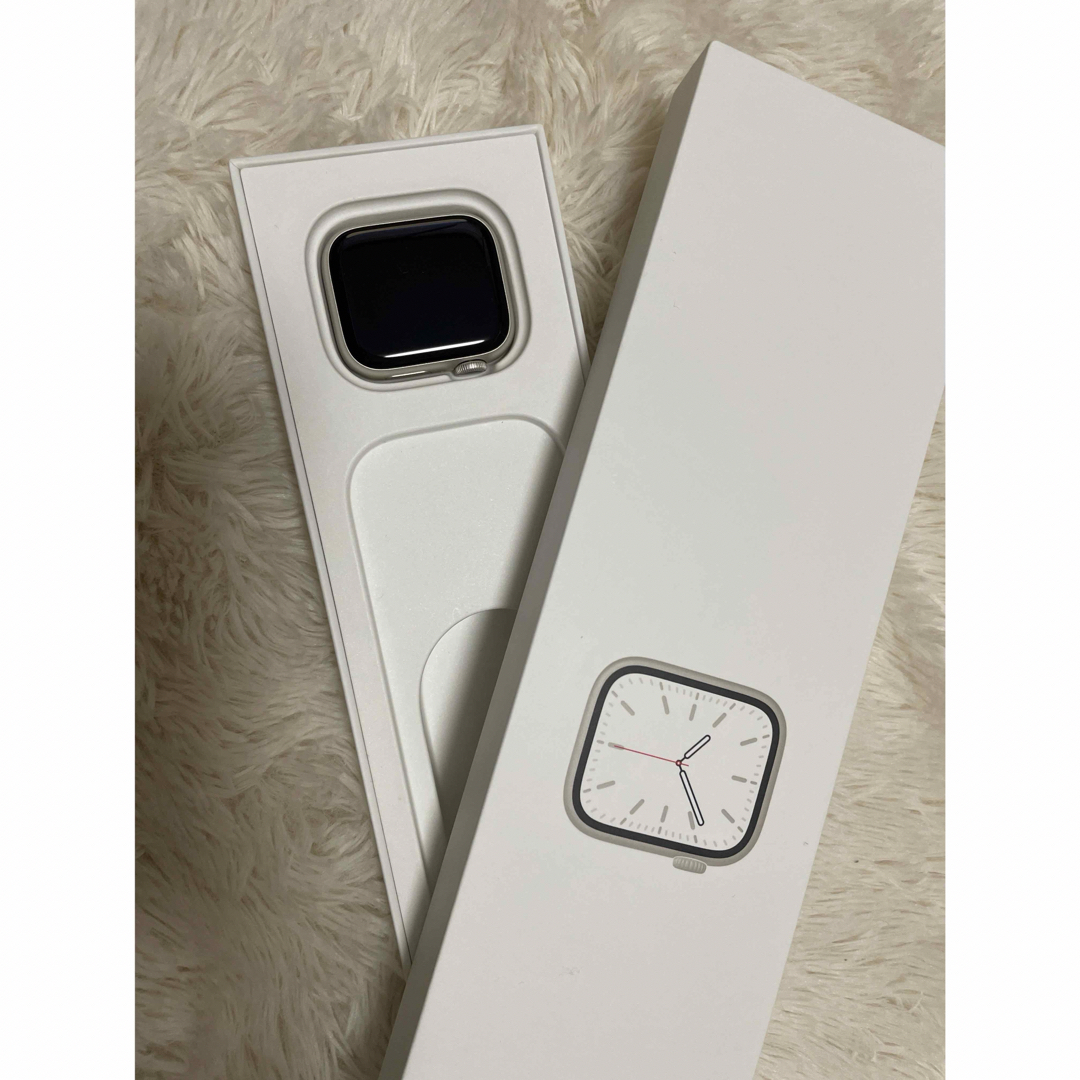 Apple Watch(アップルウォッチ)のAPPLE WATCH 7 GPSモデル SLAL MKMY3J/A スマホ/家電/カメラのスマートフォン/携帯電話(その他)の商品写真