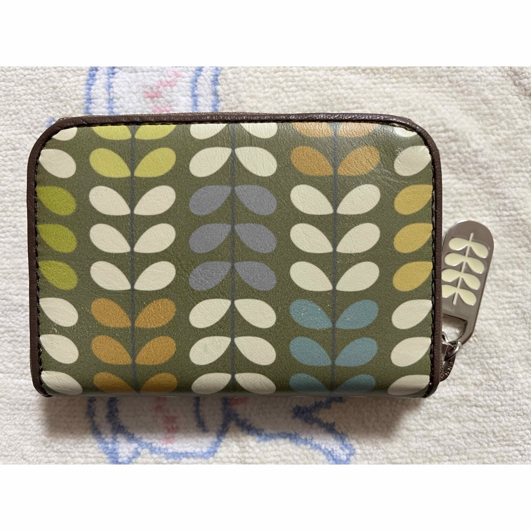 Orla Kiely(オーラカイリー)のオーラカイリー　ミニ財布　リーフ柄 レディースのファッション小物(財布)の商品写真