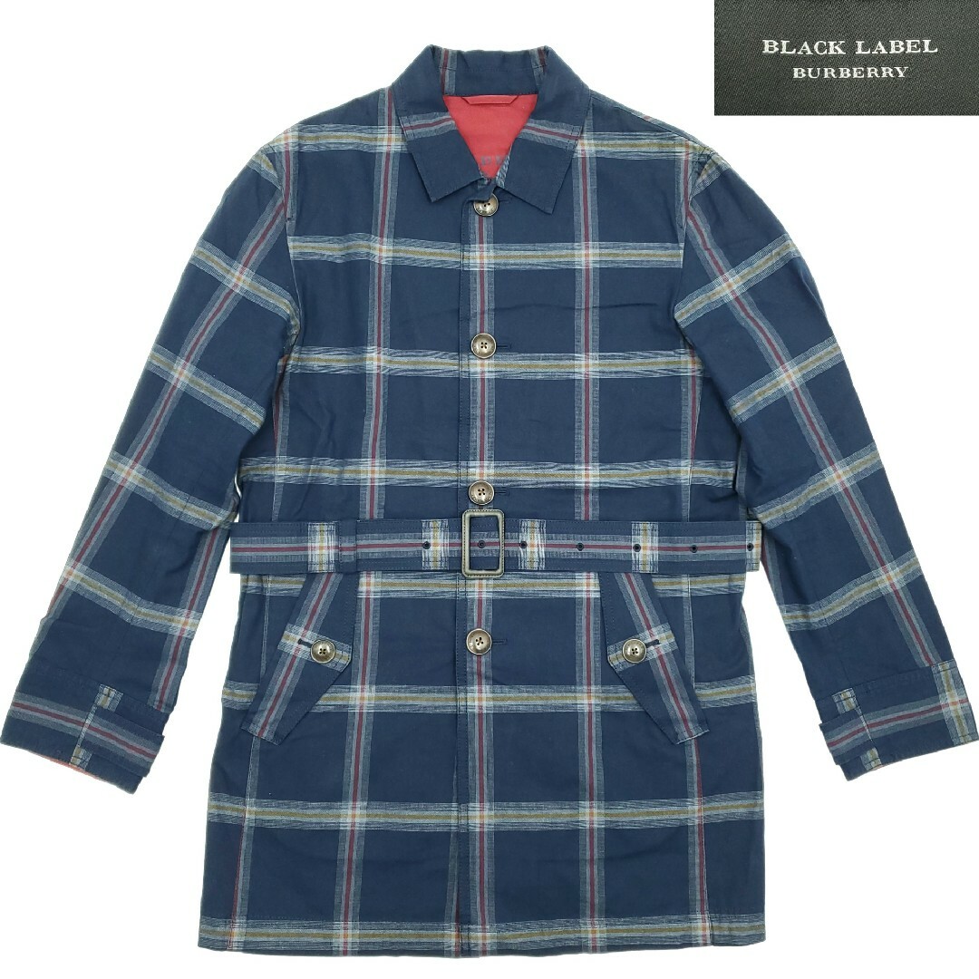 BURBERRY BLACK LABEL(バーバリーブラックレーベル)の希少カラー廃番★BURBERRY BLACK LABEL★Mコート SZJ181 メンズのジャケット/アウター(トレンチコート)の商品写真