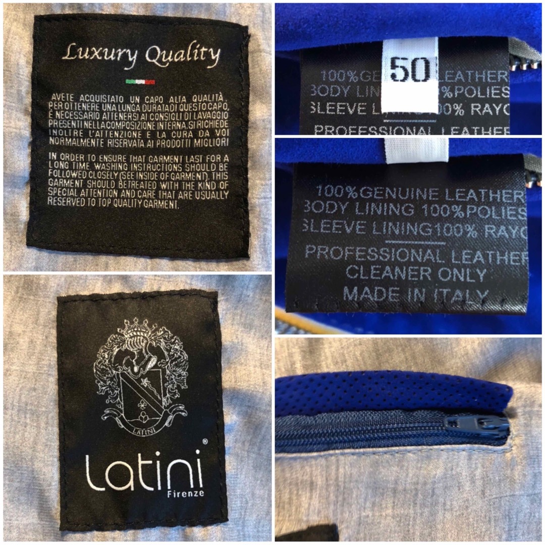 LATINI FINEST LEATHER  ボンバージャケット【訳あり新品】 メンズのジャケット/アウター(ブルゾン)の商品写真