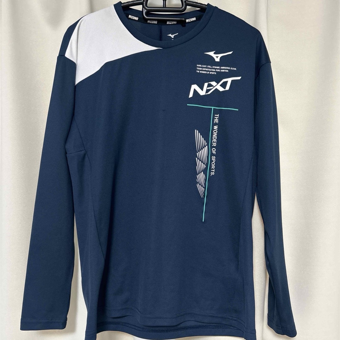 MIZUNO(ミズノ)のミズノ　ロンT 長袖　紺 Mサイズ レディースのトップス(Tシャツ(長袖/七分))の商品写真