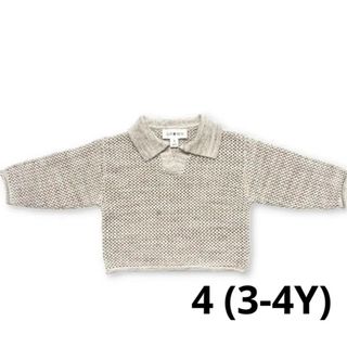 コドモビームス(こども ビームス)のGROWN Open-Knit Collar Pull Over 4 3-4Y(Tシャツ/カットソー)