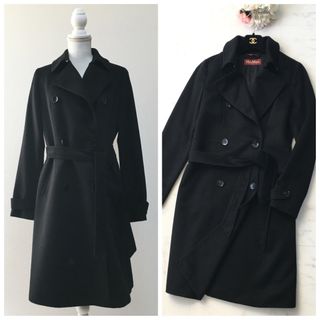 マックスマーラ(Max Mara)の美品　MaxMara マックスマーラ　STUDIO カシミヤ100% コート(ロングコート)