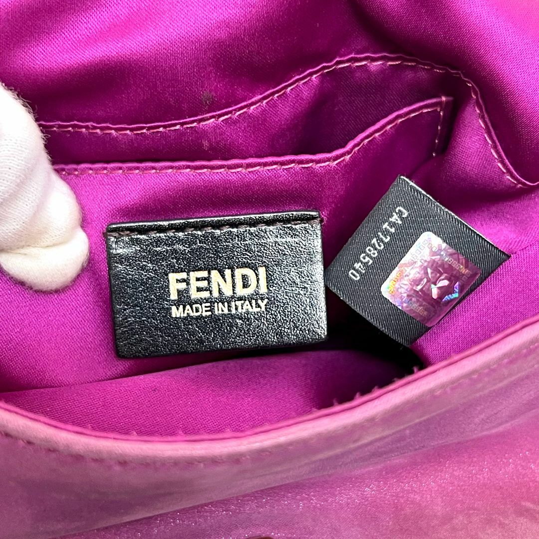 FENDI(フェンディ)のフェンディ　バッグ　ミニマンマ　チェーン　べっ甲　ミニハンド　レザー　ショルダー レディースのバッグ(ショルダーバッグ)の商品写真