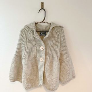 BRITISH WOOL 　ボレロ　　　　ニット　カーディガン(カーディガン)