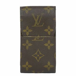 ルイヴィトン(LOUIS VUITTON)の本物 ルイヴィトン LOUIS VUITTON LV エテュイ シガレット モノグラム シガレットケース タバコケース ポーチ ブラウン M63024 Ethuy Cigarette 雑貨小物 中古(雑貨)