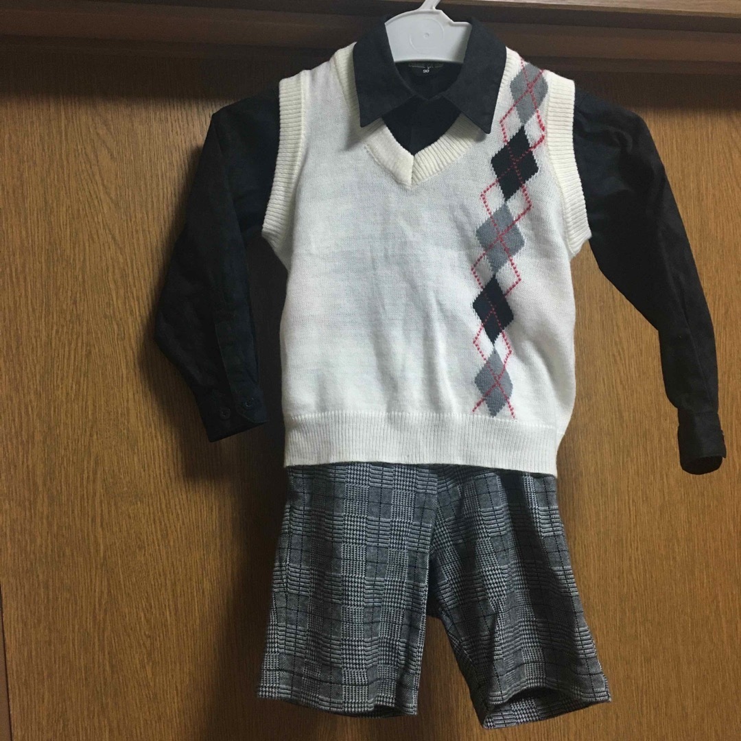 COMME CA ISM(コムサイズム)のコムサ セットアップ 90cm キッズ/ベビー/マタニティのキッズ服男の子用(90cm~)(ブラウス)の商品写真