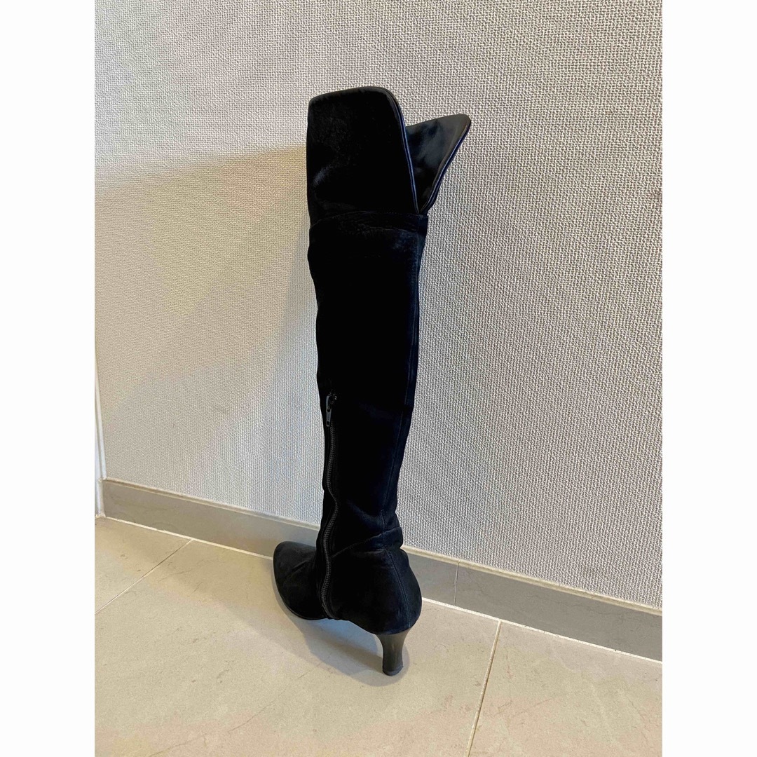 elegance卑弥呼(エレガンスヒミコ)のエレガンス卑弥呼　スエードロングブーツ　23.5cm レディースの靴/シューズ(ブーツ)の商品写真