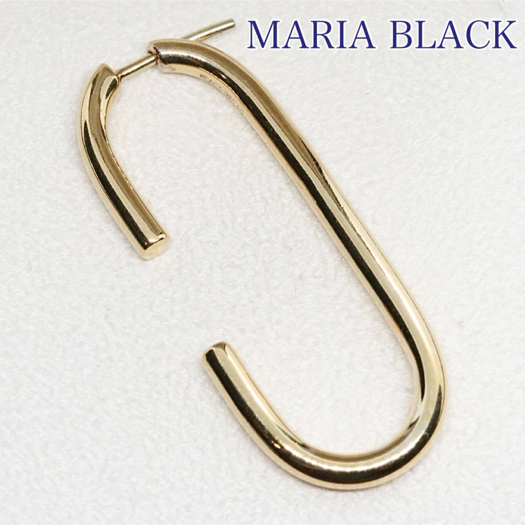 MARIA BLACK(マリアブラック)のマリアブラック Oval Pierced Earring ピアス 片耳 ゴールド レディースのアクセサリー(ピアス)の商品写真