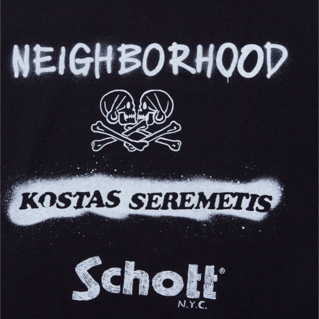 NEIGHBORHOOD(ネイバーフッド)の NH X Schott X KOSTAS SEREMETIS . TEE LS メンズのトップス(Tシャツ/カットソー(七分/長袖))の商品写真