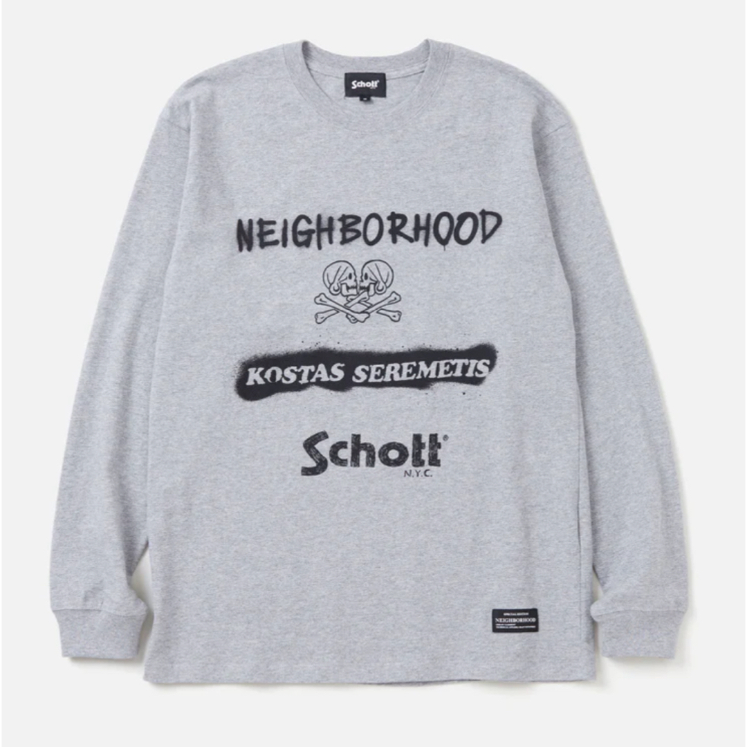 NEIGHBORHOOD(ネイバーフッド)の NH X Schott X KOSTAS SEREMETIS . TEE LS メンズのトップス(Tシャツ/カットソー(七分/長袖))の商品写真