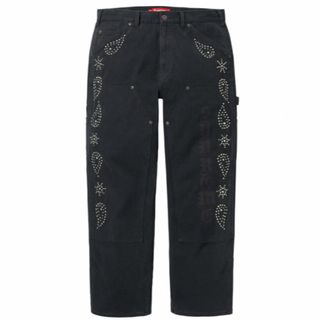 シュプリーム(Supreme)のsupreme paisley studded double knee (ペインターパンツ)