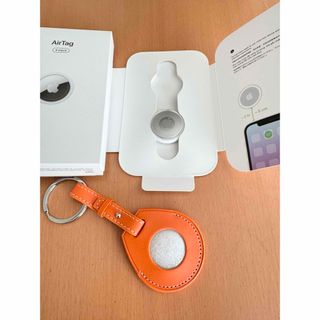 アップル(Apple)の新品　Apple AirTag エアタグ　レザー　ケース　キーホルダー　セット(その他)