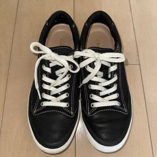 クラークス(Clarks)のClarks（クラークス）ブラックキャンバス(スニーカー)