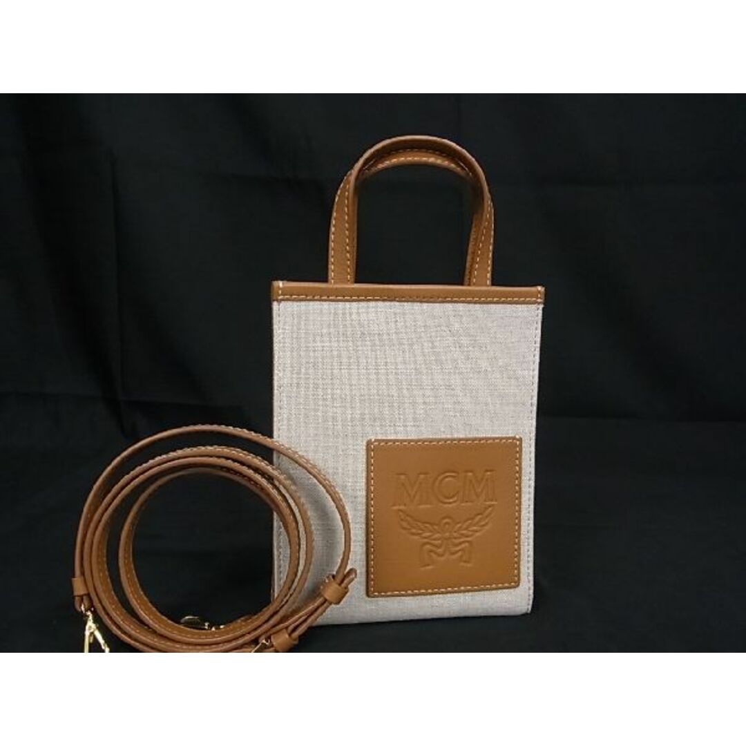 MCM - □新品□未使用□MCM エムシーエム キャンバス×レザー 2WAY ミニ