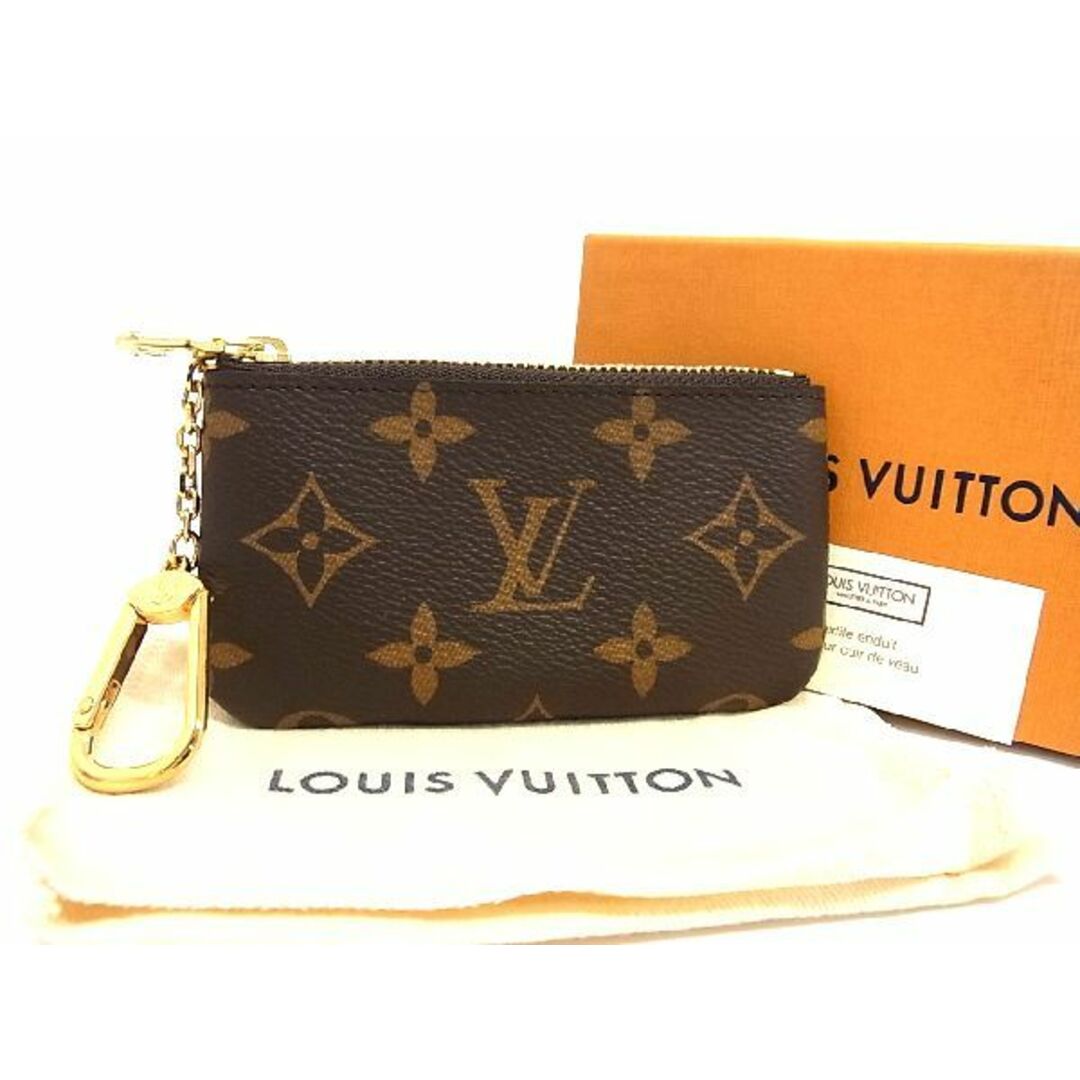 付属品■極美品■ LOUIS VUITTON ルイヴィトン M62650 モノグラム ポシェット クレ コインパース コインケース 小銭入れ ブラウン系 CB1371