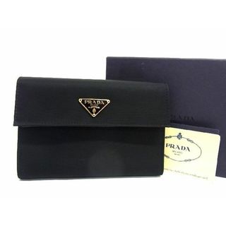 ✨極美品✨PRADA 二つ折り財布 アイボリー ブラック バイカラー