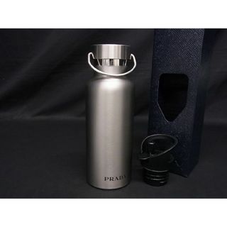 プラダ(PRADA)の■新品同様■ PRADA プラダ 2UH004 ステンレス ウォーターボトル タンブラー 水筒 500ml メンズ レディース シルバー系 AT2259 (その他)