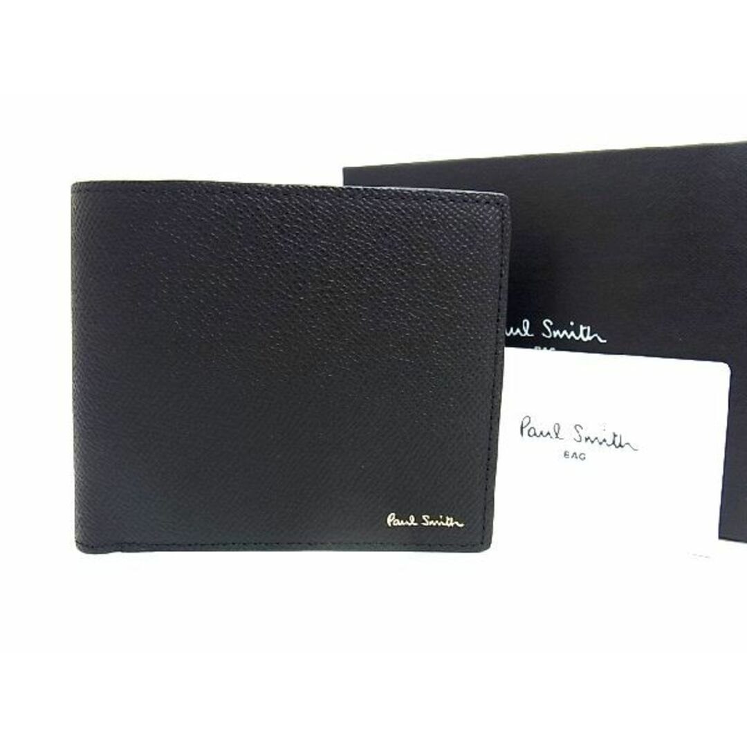 Paul Smith(ポールスミス)の■新品■未使用■ Paul Smith ポールスミス レザー 二つ折り 財布 ウォレット メンズ ブラック系 AT1823  メンズのファッション小物(折り財布)の商品写真