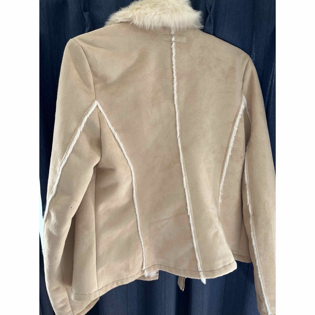rienda(リエンダ)のriendaファー付きコート レディースのジャケット/アウター(毛皮/ファーコート)の商品写真