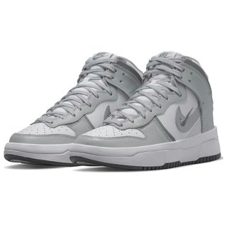 ナイキ(NIKE)のNIKE WMNS DUNK HIGH UPライトスモークグレーシルバー23.5(スニーカー)