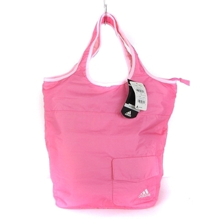 アディダス adidas タグ付きトートバッグ ハンド 手提げ ピンク ■SM1