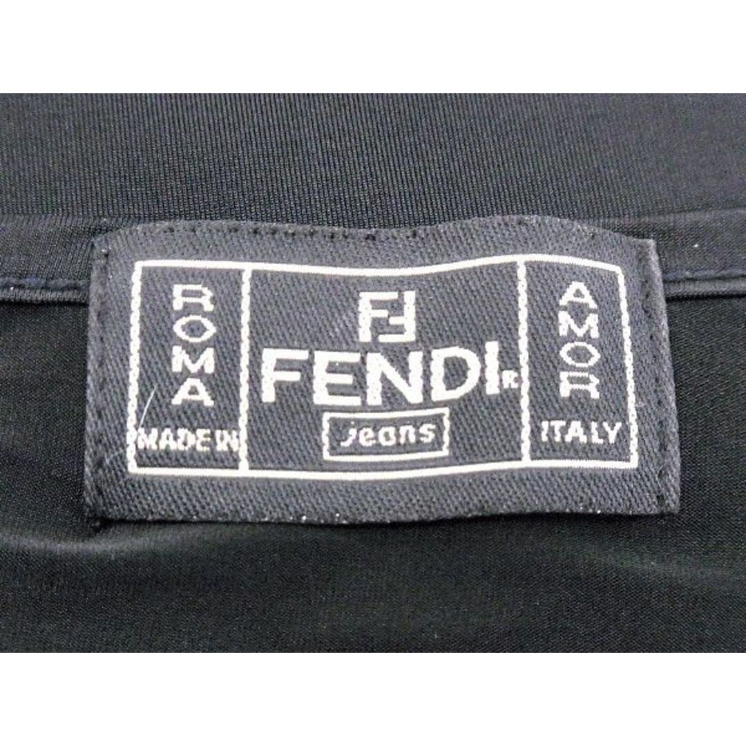 FENDI(フェンディ)の■美品■ FENDI フェンディ ポリエステル100％ 水玉 半袖 Tシャツ トップス 洋服 レディース ブラック系 AT2255 レディースのトップス(Tシャツ(半袖/袖なし))の商品写真