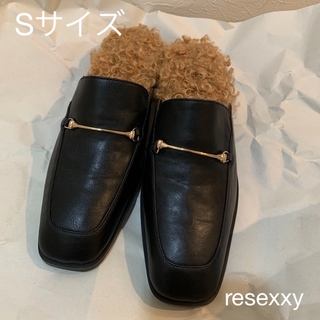 リゼクシー(RESEXXY)のresexxy 革靴　ボア　S サイズ　新品　未使用(ローファー/革靴)