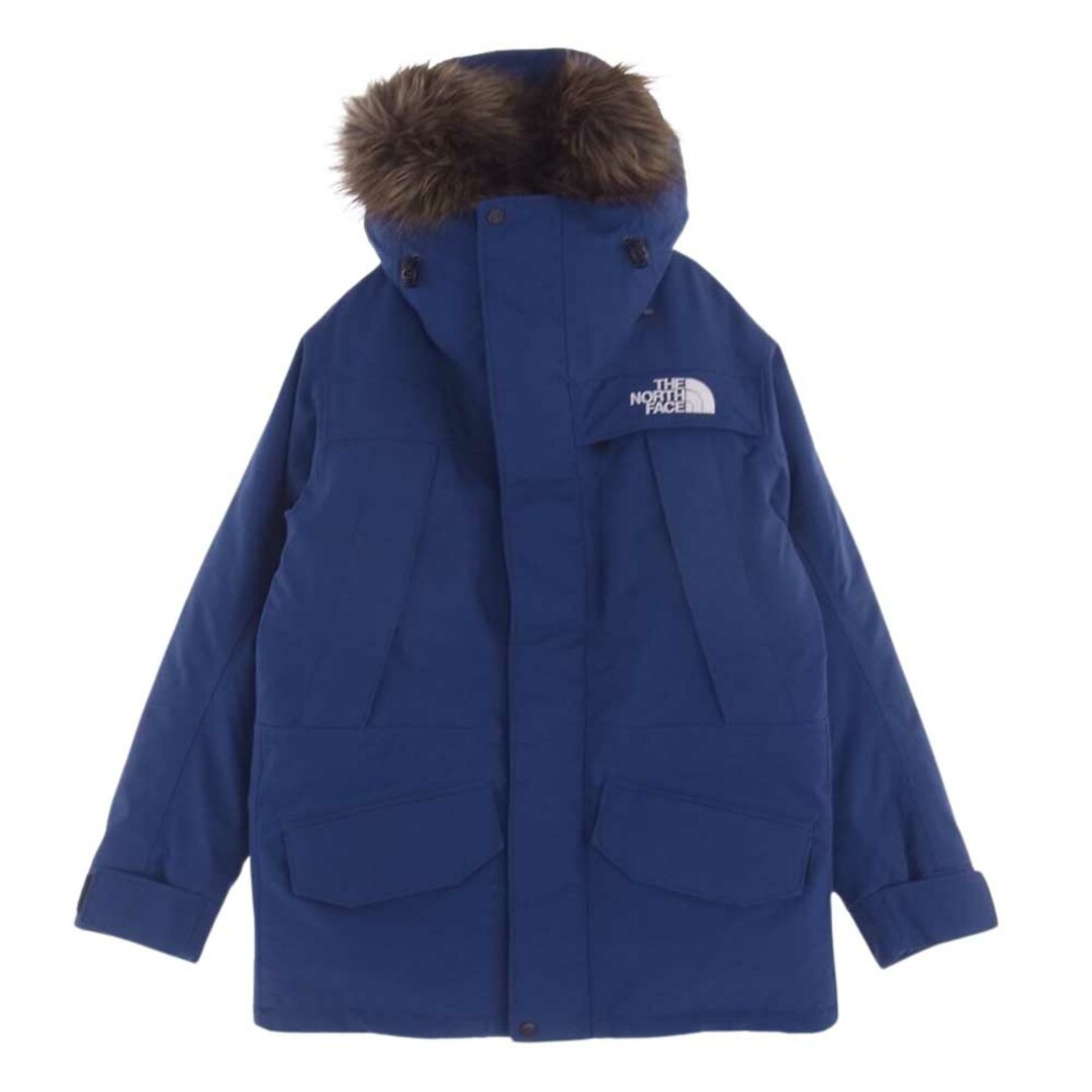 M肩幅THE NORTH FACE ノースフェイス ダウンジャケット ND91807 Antarctica Parka GORE-TEX/PERTEX WZIPB アンタークティカ パーカ ゴアテックス パーテックス ブルー系 M【美品】