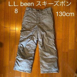 エルエルビーン(L.L.Bean)の値下！スキー　雪国　ズボン　130 キッズグレー　美品(ウエア)