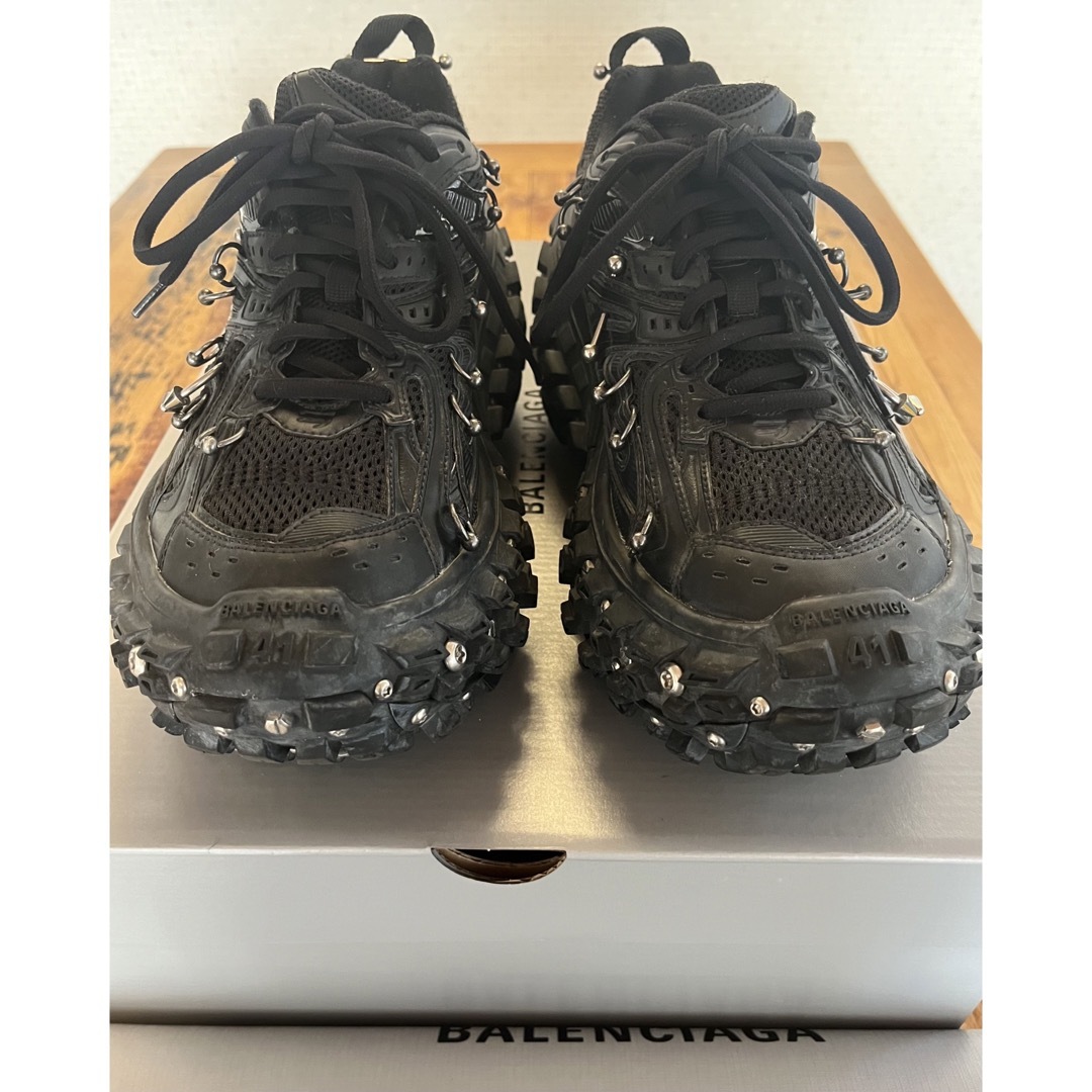 BALENCIAGA - 【美品】Balenciaga bouncer piercing :41の通販 BALENCIAGA - 【美品】Balenciaga bouncer piercing :41の通販