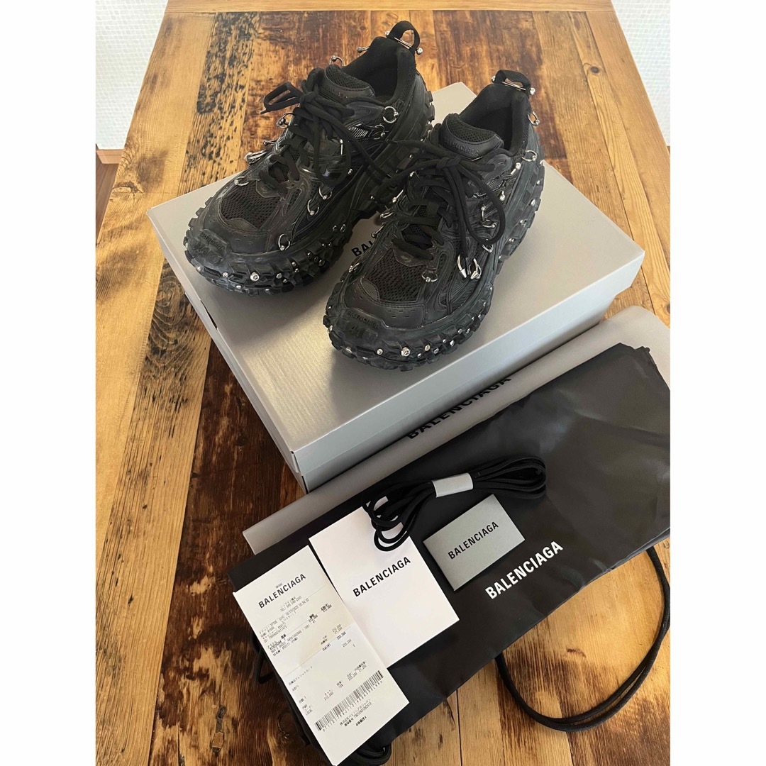 BALENCIAGA - 【美品】Balenciaga bouncer piercing :41の通販 BALENCIAGA - 【美品】Balenciaga bouncer piercing :41の通販