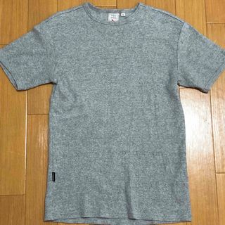 アヴィレックス(AVIREX)のAVIREX アビレックス リブ地 半袖Tシャツ Mサイズ グレー(Tシャツ/カットソー(半袖/袖なし))