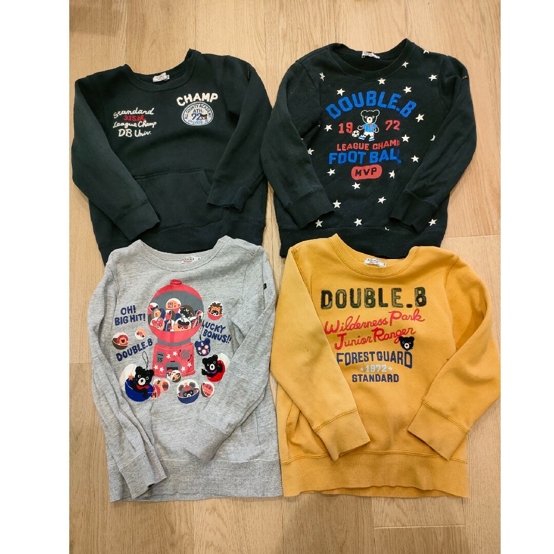 ミキハウス ダブルB トレーナー 120 男の子まとめ売り | フリマアプリ ラクマ
