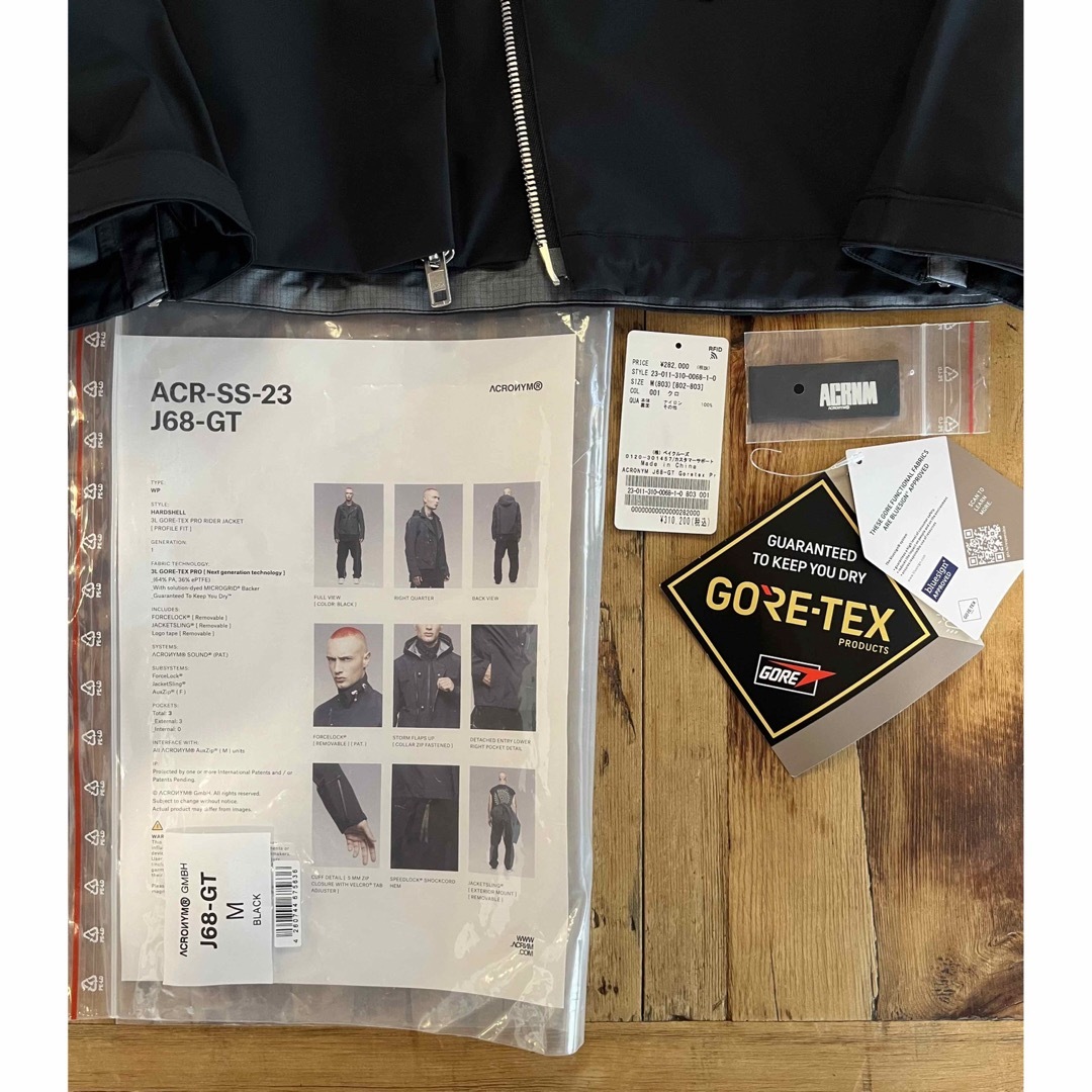 ARC'TERYX(アークテリクス)の【着用2回】ACRONYM J68-GT 3L Gore-Tex Pro  :M メンズのジャケット/アウター(マウンテンパーカー)の商品写真