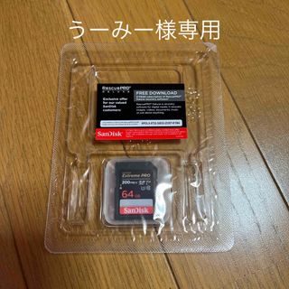 サンディスク(SanDisk)のサンディスク SDカード UHS1 U3 Class10/64GB SDSDXX(その他)