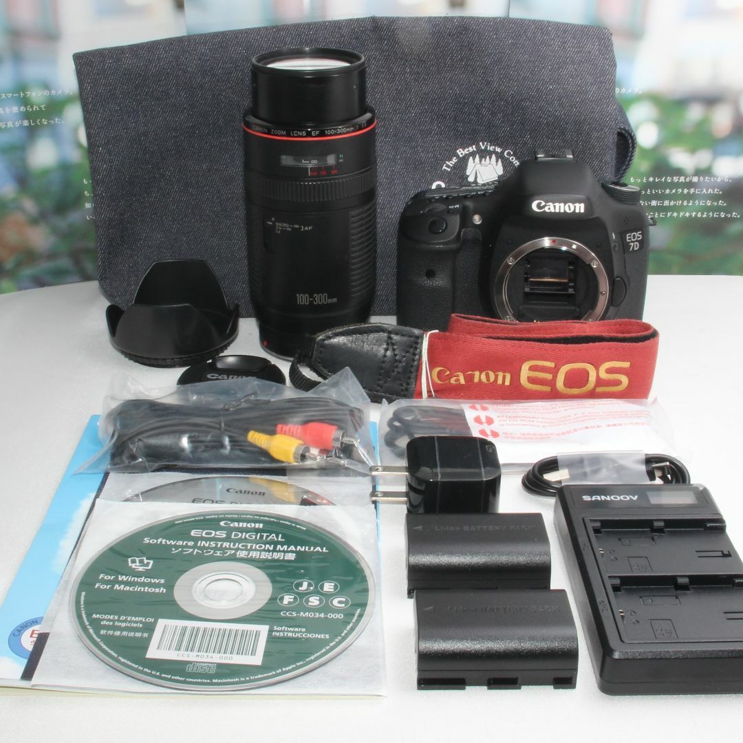 Canon - ❤️超望遠レンズ&予備バッテリー付き❤️Canon EOS 7D❤️の
