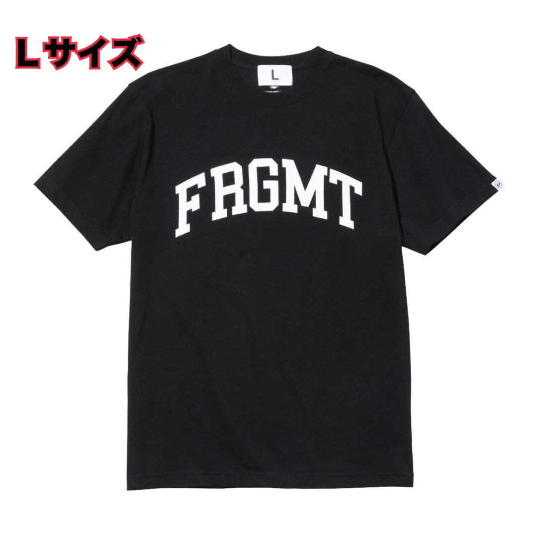 FRAGMENT(フラグメント)のFRAGMENT UNIVERSITY FRGMT TEE D 黒　L  メンズのトップス(Tシャツ/カットソー(半袖/袖なし))の商品写真