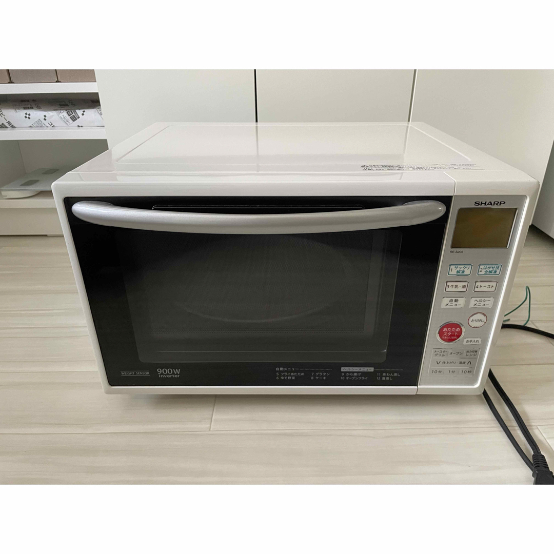 SHARP - 電子レンジ オーブン機能付き シャープRE-S205-W