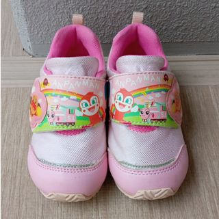 ムーンスター(MOONSTAR )の1400円/可愛い！アンパンマン☆15㌢！女の子靴(スニーカー)