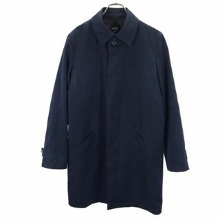 アーペーセー(A.P.C)のアーペーセー ライナー付き ステンカラーコート XXS ネイビー A.P.C. メンズ 古着 【231125】(ステンカラーコート)