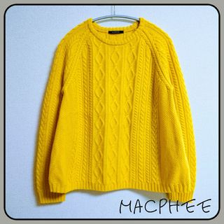 マカフィー(MACPHEE)のMACPHEE★Ａラインケーブルニット(ニット/セーター)