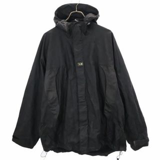 ヘリーハンセン(HELLY HANSEN)のヘリーハンセン アウトドア コート XL ブラック HELLY HANSEN フード メンズ 古着 【231125】(その他)